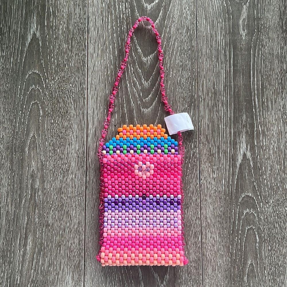 Beaded Handbag ✨ Floral Pattern - Picture 5 of 5